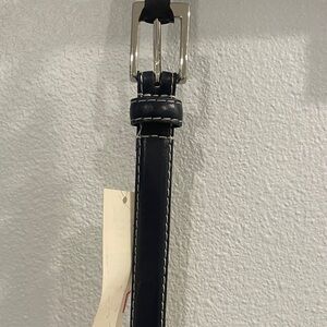 Navy Leather Woman’s Belt